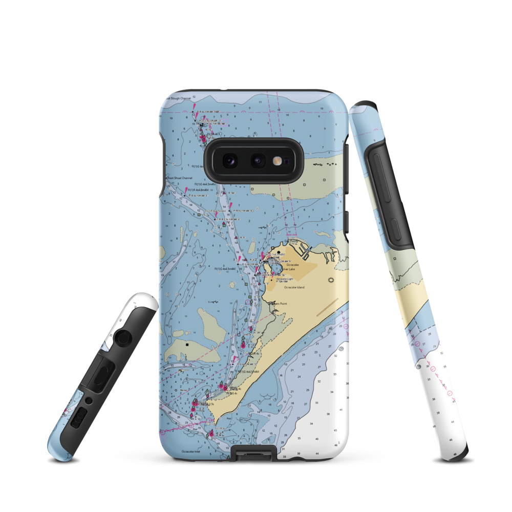 Anchorage Inn & Marina (Engelhard, NC) NOAA Chart Samsung Phone Case Samsung Galaxy S10e model shown
