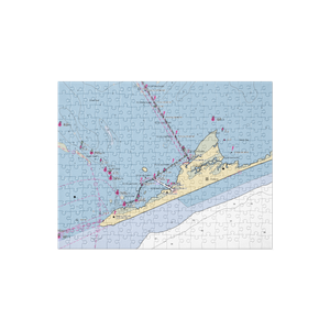 Teach's Lair Marina (Frisco, NC) NOAA Chart Jigsaw Puzzle