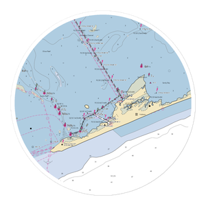 Teach's Lair Marina (Frisco, NC) NOAA Chart Sticker