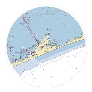 Village Marina (Frisco, NC) NOAA Chart Sticker