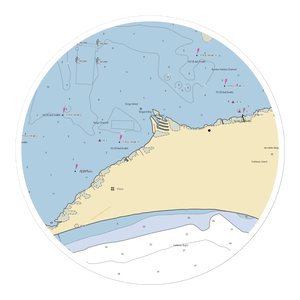 Scotch Bonnet Candies and Marina (Frisco, NC) NOAA Chart Sticker