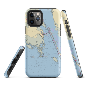 Thicket Lump Marina (Wanchese, NC) NOAA Chart  Tough iPhone Case