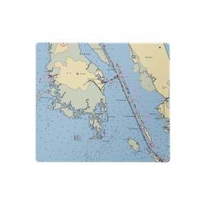 Thicket Lump Marina (Wanchese, NC) NOAA Chart  Gaming Mouse Pad