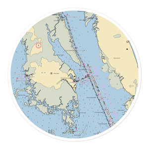 Wanchese Marina (Wanchese, NC) NOAA Chart Sticker