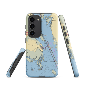 Bluewater Outer Banks Yacht Yard (Wanchese, NC) NOAA Chart Samsung Phone Case