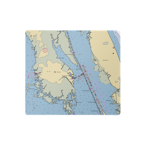 Davis Marine (Wanchese, NC) NOAA Chart  Gaming Mouse Pad