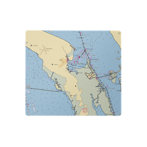 Shallowbag Bay Marina (Wanchese, NC) NOAA Chart  Gaming Mouse Pad