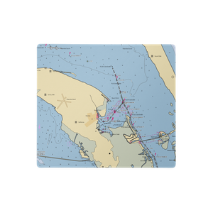 Manteo Waterfront Marina (Manteo, NC) NOAA Chart  Gaming Mouse Pad