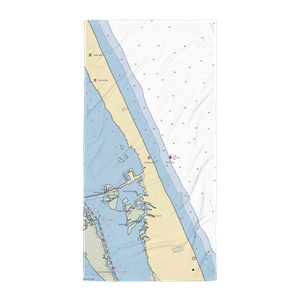 Miller's Waterfront Restaurant (Wanchese, NC) NOAA Chart Towel