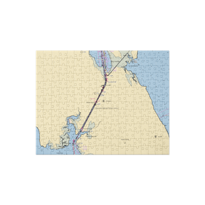 Coinjock Marina (Coinjock, NC) NOAA Chart Jigsaw Puzzle