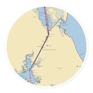 Coinjock Marina (Coinjock, NC) NOAA Chart Sticker