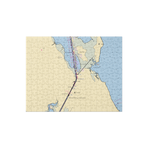 Midway Marina and Motel (Coinjock, NC) NOAA Chart Jigsaw Puzzle