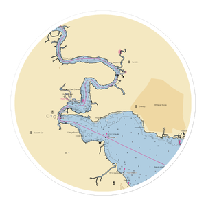 DB City Marina (Elizabeth City, NC) NOAA Chart Sticker