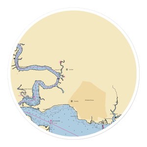 Lamb's Marina (Elizabeth City, NC) NOAA Chart Sticker