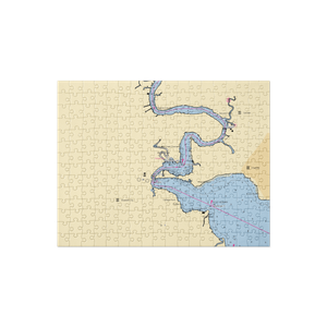 Mariners' Wharf (Elizabeth City, NC) NOAA Chart Jigsaw Puzzle