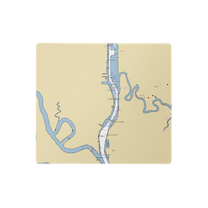 Cape Fear Marina (Wilmington, NC) NOAA Chart  Gaming Mouse Pad