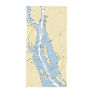 Wilmington Marine Center (Wilmington, NC) NOAA Chart Towel