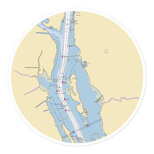 Wilmington Marine Center (Wilmington, NC) NOAA Chart Sticker