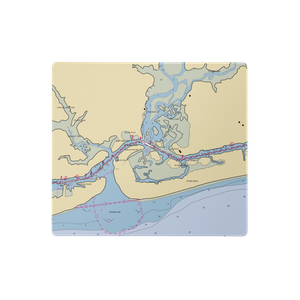 Inlet View Bar and Grill (Calabash, NC) NOAA Chart  Gaming Mouse Pad