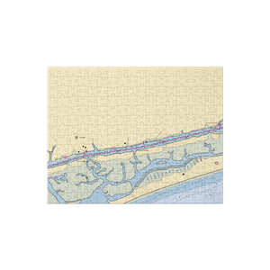 Ocean Isle Marina and Yacht Club (Shallotte, NC) NOAA Chart Jigsaw Puzzle