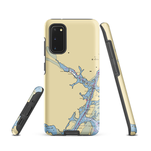 Bradley Creek Yacht Club (Wrightsville Beach, NC) NOAA Chart Samsung Phone Case