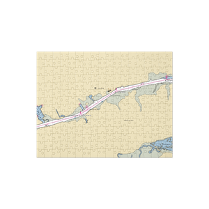 TnW & Little River Watersports Marina (Longwood, NC) NOAA Chart Jigsaw Puzzle