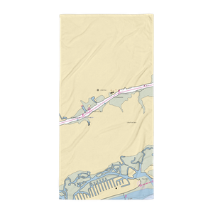 TnW & Little River Watersports Marina (Longwood, NC) NOAA Chart Towel