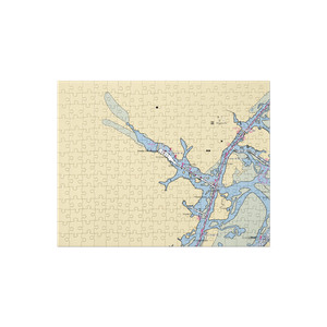 Creekside Yacht Club (Wilmington, NC) NOAA Chart Jigsaw Puzzle