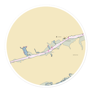 Cricket Cove Marina (Little River, SC) NOAA Chart Sticker