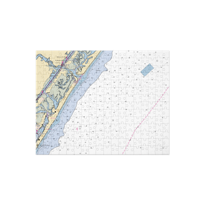 Bridge Tender Marina (Wilmington, NC) NOAA Chart Jigsaw Puzzle