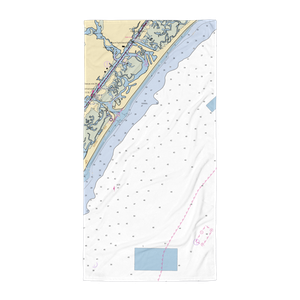 Bridge Tender Marina (Wilmington, NC) NOAA Chart Towel