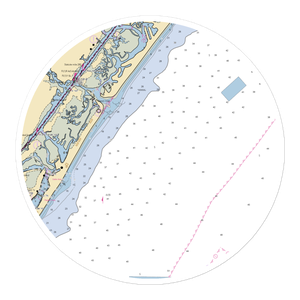 Bridge Tender Marina (Wilmington, NC) NOAA Chart Sticker