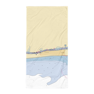 Hewett Marina (Ocean Isle Beach, NC) NOAA Chart Towel