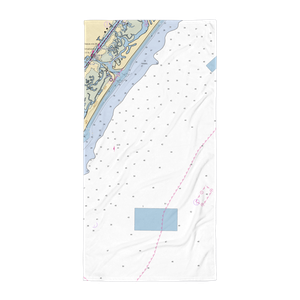 Wrightsville Beach Marina (Wilmington, NC) NOAA Chart Towel