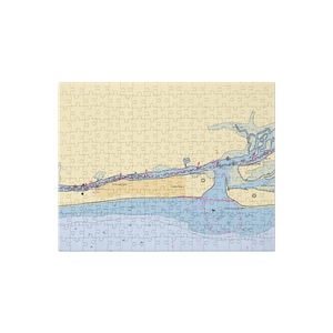 Seascape Marina (Ocean Isle Beach, NC) NOAA Chart Jigsaw Puzzle