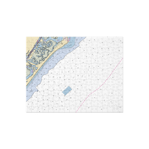 Canaday's Yacht Basin (Wilmington, NC) NOAA Chart Jigsaw Puzzle