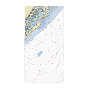 Canaday's Yacht Basin (Wilmington, NC) NOAA Chart Towel