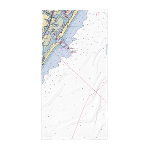 Masonboro Yacht Club & Marina (Wilmington, NC) NOAA Chart Towel