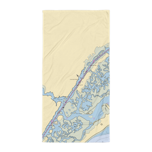 Scott's Hill Marina and Club House (Wilmington, NC) NOAA Chart Towel