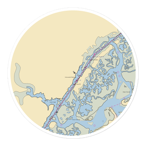 Scott's Hill Marina and Club House (Wilmington, NC) NOAA Chart Sticker