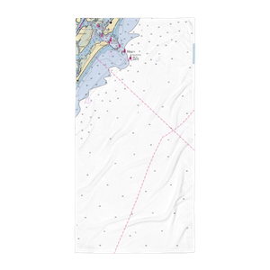 Tangle Oaks Yacht Club (Wilmington, NC) NOAA Chart Towel