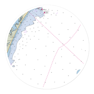 Tangle Oaks Yacht Club (Wilmington, NC) NOAA Chart Sticker