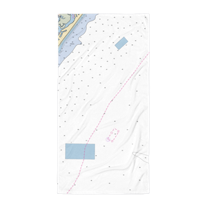 Wynn Plaza Waterfront Park (Wilmington, NC) NOAA Chart Towel