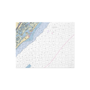 Figure Eight Island Yacht Club (Wilmington, NC) NOAA Chart Jigsaw Puzzle