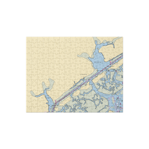 Hampstead Marina (Hampstead, NC) NOAA Chart Jigsaw Puzzle