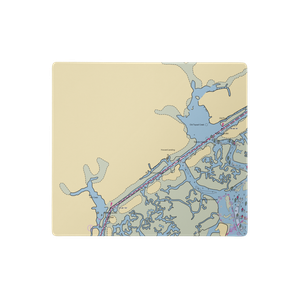 Hampstead Marina (Hampstead, NC) NOAA Chart  Gaming Mouse Pad