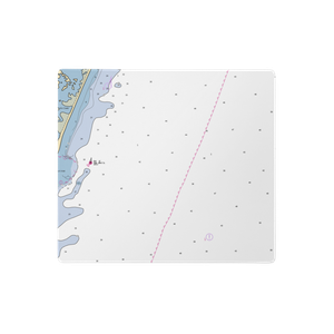 Inlet Watch Yacht Club (Wilmington, NC) NOAA Chart  Gaming Mouse Pad