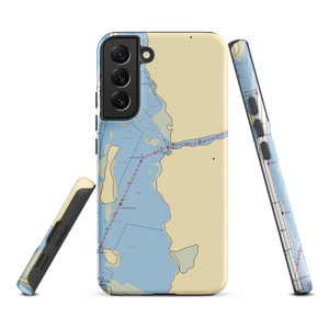 Carolina Beach State Park Marina (Carolina Beach, NC) NOAA Chart Samsung Phone Case