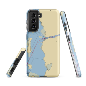 Carolina Beach State Park Marina (Carolina Beach, NC) NOAA Chart Samsung Phone Case