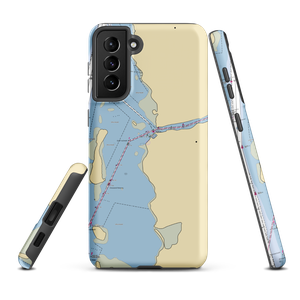 Carolina Beach State Park Marina (Carolina Beach, NC) NOAA Chart Samsung Phone Case